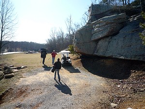 Bouldering in Little Rock City or LRC