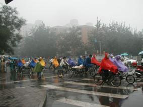 Regroupement de cyclistes