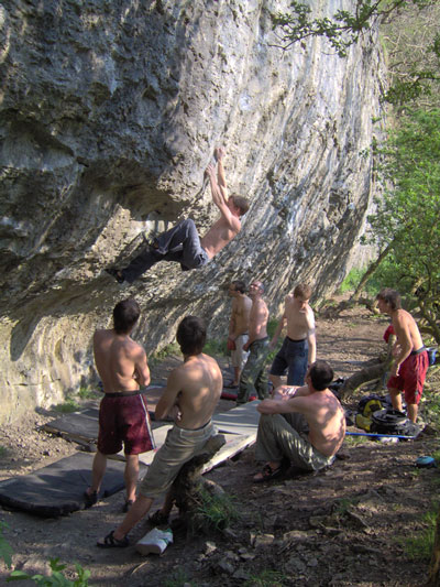 Blocs ou voies ? Séance à Raven Tor