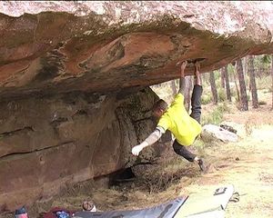 Antoine Vandeputte tombe parfois (Photo Julien Nadiras)